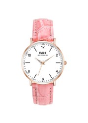 Ladies Watch Korean Fashion Trend Strap Quartz Watch, Punk Style Waterproof Luminous Luxury Leather Watch Accessories Women Gifts