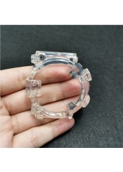 Ice Transparent Watchband Bezel for DW8200 Watch Cover Bracelet Silicone Watchband Replacement DW8200 Strap Accessories