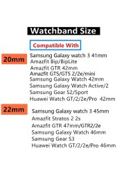 الفولاذ المقاوم للصدأ watchband لسامسونج غالاكسي ساعة 4 الكلاسيكية جير S3 نشط 2 amazfit 20 مللي متر/22 مللي متر هواوي ساعة gt2/2e/برو حزام