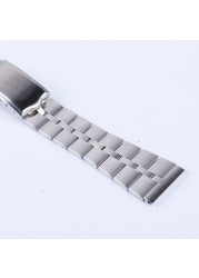 20mm Stainless Steel Bracelet Band for Bullhead Watch Seiko Fish Bone Z040S