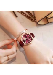 Swiss Brand POEDAGAR 2022 Fashion Women's Watch Stainless Steel Mesh Rose Gold Luxury Waterproof Luminous Ladies Quartz Watches