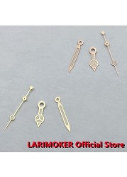 LARIMOKER ووتش Gands الأخضر مضيئة الأيدي صالح NH35 NH36 NH38 ايتا 2836 2824 ميوتا 8205 8215 821A Mingzhu DG 2813 3804 حركة