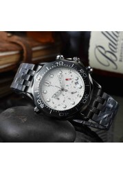 Fashion Luxury Casual Stainless Steel High Quality Sport Dial Man Quartz Watch Wristwatch for Men Relogio