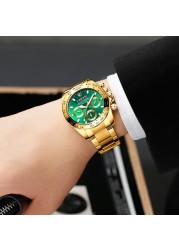 2022 Chenxi Brand Male Full Golden Men's Wrist Watches Clock Luxury Casual Quartz Watch Waterproof Clock Man Relogio Masculino