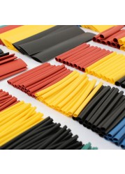 328pcs Heat Shrink Insulation Shrink Tubing Assortment Polycarbonate Electronic Wire Cable Sleeve Kit Heat Shrink Tubing