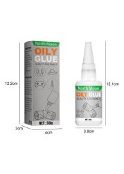 50ml Super Oily Glue Welding Agent Oil Glue Sticky Shoes Metal Wood Ceramic Handmade DIY Grease Glue Acrylic Adhesive Sealants