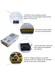 DC 5V 12V 24V 36V 48V 60V Switching Power Supply 2A 3A 4A 5A 8A 10A 15A 20A 25A 30A 40A 50A 60A 100A Power Adapter Converter