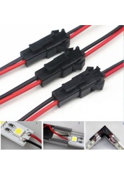 10 Pairs 15cm JST SM 2 Pins Plug Male And Female Wire Connector Wire Connector Pigtail Cable Plug For LED Strip Light Bar Lamp