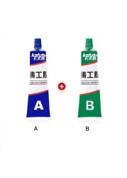 65g Kafuter A+B Metal Repair Adhesive Super Glue Iron Steel Auto Radiator Water Tank Special Sealant Caulk Welding Glue