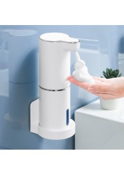 Automatic Foaming Soap Dispenser Bathroom Smart Hand Washer With USB Charging White High Quality ABS Material