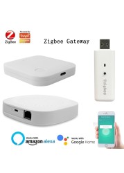 ZigBee 3.0 Smart Temperature Humidity Sensor Environment Detector System Work with Alexa Google Smart Home Life Tuya Gateway Hub