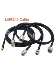 LMR240 Pigtail N Female to SMA Male Plug RF Adapter 50ohm 50-4 RF Coaxial Cable Jumper 4G 5G LTE Extension Cord 50cm~50m