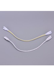 1pcs LED Tube Connector 3Pin/2Pin Double End Wire Cable 30cm Two Phase Three Phase T4 T5 T8 Lighting Lamp Connect Wholesale