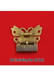 Beautiful Design Antique Bronze Hasp Latch Jewelry Wooden Box Cabinet Lock Buckle Locks Handle Hardware 50*43mm