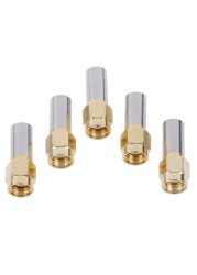 5pcs SMA Male Plug for RG58 RG142 RG400 LMR195 RG223 RF Coaxial Crimp Connector