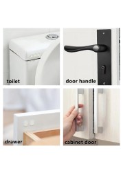 Toilet Protector Pad Drawer Pad Door Pad 8x2.5mm Self Adhesive Rubber Damper Cabinet Insulation Silicone Furniture Fenders