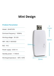 Zemismart Tuya BLE Hub USB Smart Home Bridge Gateway Wireless Hub Work with BLE Light Devices Blub BLE Curtain Motor