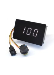 Motor speed controller, 0-100% adjustable digital display, DC 6-60V, U4LA conversion