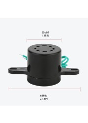 AC 220V mini alarm speaker active piezo electronic buzzer waterproof siren for home, school, hospital