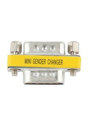 Interface Office Replacement Parts Male Gender Changer Mini Coupler Practical Portable 9 Pin Home Serial Cable Adapter