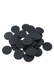 Round Silicone Rubber Gasket Black self-adhesive Seal washer Anti-skid Shock Absorption High Temperature Resistant furniture mat