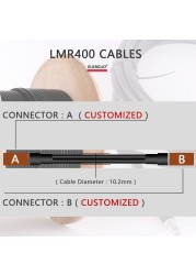 RP SMA Female to RP SMA Female LMR400 Cable 50Ohm RF Converter Low Loss Pigtail WiFi Antenna Extension Cable Signal Booster Jumper