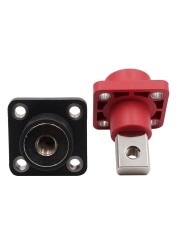 2pcs 250A through the wall new power terminal storage lithium battery positive and negative lead connector