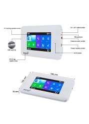 Awaywar - Smart Home Security Alarm System Wi-Fi GSM 4.3 Inch Touch Screen Remote Control With APP RFID Activation