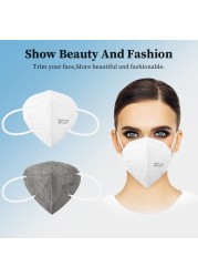 10-100pcs KN95 Masks ffp2fan 5 Layers Mouth Mask KN95 Respirator Certified Surgical Mask FPP2 Approved Face Mask Mascara Masken