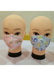 FFP2 KN95 Kids Mask Cartoon Kids 3-8 8-15 Years 5 Layers Mask Boys Girls Face Mask CE Safety Protector