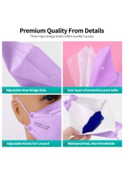 10-100pcs mascarillas fpp2 mask ffp2 mask approved fish healthy breathing filter face mask kn95 mascarilla fpp2 homology ada