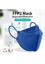 Kn95 masks mascarillas fpp2 colorful face mask ffp2fan CE ffp2 reusable respirator mask ffp mascara 2 mascarilla fpp2 homology ada