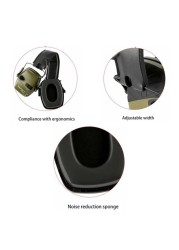 Tactical Headset Hearing Protection Earplugs 23dB Muffs Earmuffs Military Shooting Ear Protectors Hunting Noise Reduction Soundproof