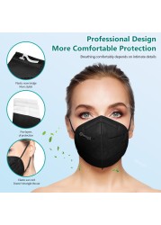 KN95 mascarillas fpp2 mascherina ffp2 face mask Certified face mask 95% Adlut filter Disposable masks KN95 masque fp2 mascara mascqrillas