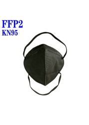 CE Mascarias Headband FFP2 Mask KN95 Black White 5 Layers Face Mask KN95 Mouth Filter Respirator Mask Adults