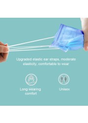 Disposable protective mask 3 ply non woven fabric dust cloth