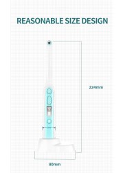 واي فاي الفم الأسنان المنظار 8 أضواء قابلة للتعديل اللاسلكية كاميرا لاستكشاف الأسنان طب الأسنان HD فيديو ل Ios أندرويد الأسنان البصرية فحص