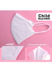 قناع FFP2 للأطفال بعمر 6-9 أعوام ffp2 mascarillas niños KN95 masque enfant قناع وجه للأطفال mascarilla fpp2 homology ada ffp2fan fp3