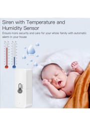 Tuya Smart Temperature Humidity Sensor ZigBee 3.0 Smart Home Thermometer Works with Alexa Google Assistant