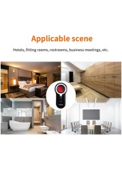 Hotel Infrared Camera Detector Anti-Spy Shooting Anti-Tapping Wireless Precision Alarm Detector LED Light GPS Detection