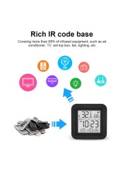 Wifi Temperature Sensor Humidity Indoor Hygrometer Thermometer Detector Smart Life Remote Control Support Alexa Google Home Hot