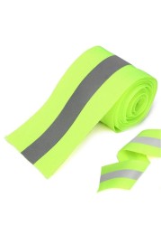 Sewing Tape Garment Safety Luggage Tape Reflective Fluorescent Warning Tape