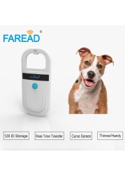 2022 BT ISO11784 FDX-B Pet ID Animal Chip Reader USB Device RFID Handsfree Microchip Scanner for