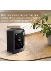 5 In 1 Formaldehyde Hcho Tvoc Tester Co2 Sensor Air Quality Monitor Indoor Detector