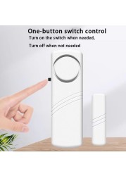 Tuya WiFi Door Sensor Siren Loud 110 dB Sounder Wireless Window Call Switch Sensor for Home Security Intrusion Burglar Alarm