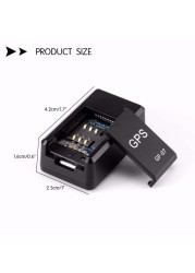 GF07 Magnetic Vehicle Tracker Small GPS Real Time Tracking Locator Device Magnetic Portable GPS Real Time Vehicle Locator