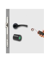 2022 Tuya Bluetooth Fingerprint Door Lock Biometric Fingerprint Lock Cylinder 70mm APP Control DIY Smart Door Lock EU Lock