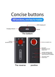 Portable Hotel Anti-Spy Hidden Camera Detector Block Monitoring Wireless Signal Detector Car GPS Positioning Tracking Detection