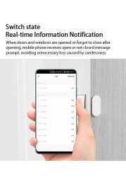 Tuya Smart ZigBee Door Sensor Door Open/Closed Detector Light Sensor Door Window Open Light Reminder Lighting Sensor Alarm