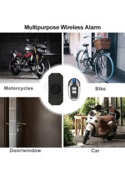 Anti-theft Bicycle Alarm Bicycle Moto Security Alarm System Scooter Motorcycle Home Security System Wireless Bike Alarm Great